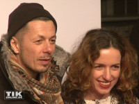 Fanta4-Rapper Michi Beck kam mit seiner Frau Ulrike Fleischer zum 99Fire Film Award