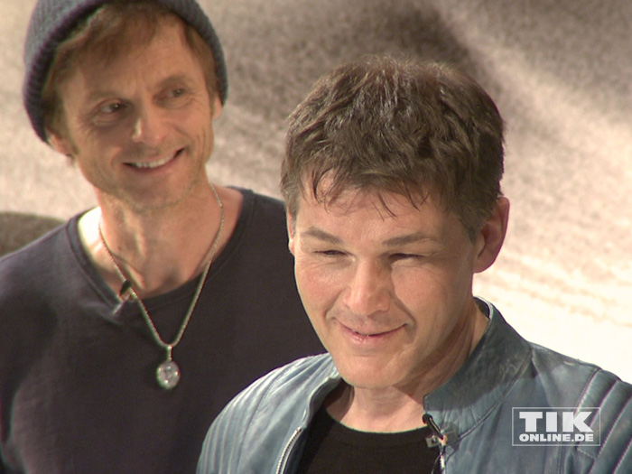 Morten Harket und Pål Waaktaar von der norwegischen Pop-Band a-ha