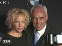 Katja Riemann und Hans Reiner Schröder bei der Premiere des neuen 7er BMW in Berlin