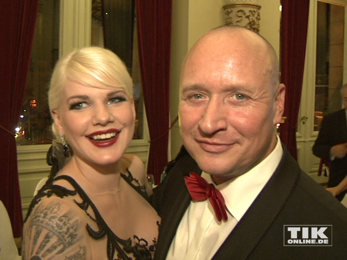 Melanie Müller und ihr Ehemann Mike beim Dresdener Semperopernball 2015