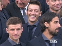 Mesut Özil, Thomas Müller und Sami Khedira