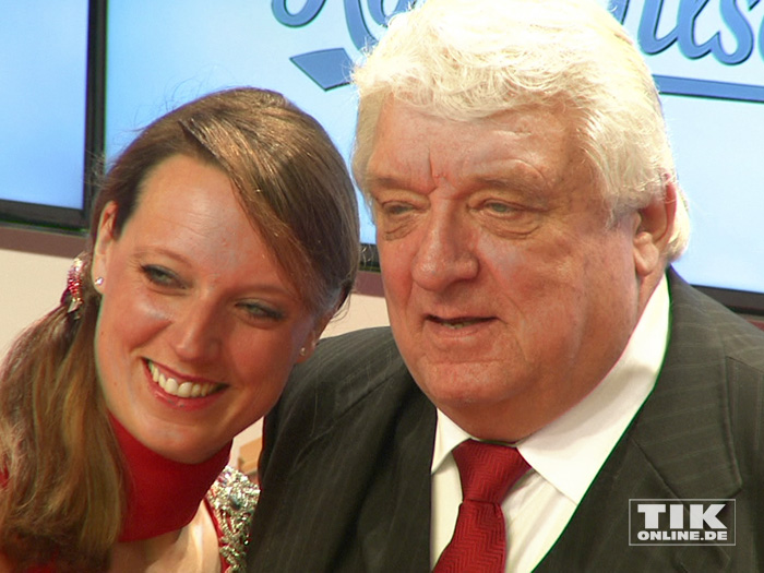 Hans Meiser und seine Tochter Anouk Meiser bei der Goldenen Kamera 2015