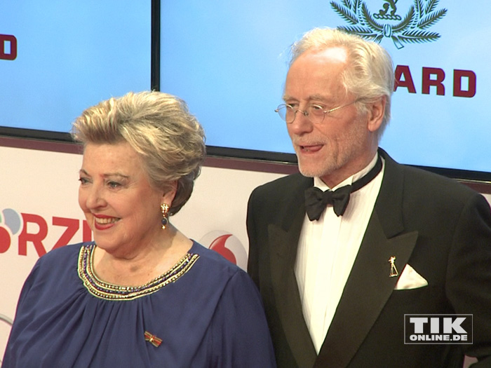 Marie-Luise Marjan und Joachim Hermann Luger alias "Mutter und Vater Beimer" bei der Goldenen Kamera 2015