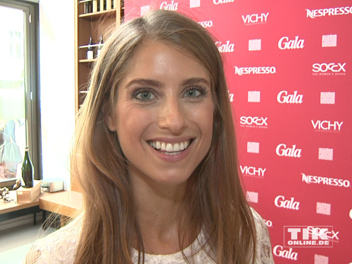 Cathy Hummels, ehemals Fischer, beim Gala Fashion Brunch 2015