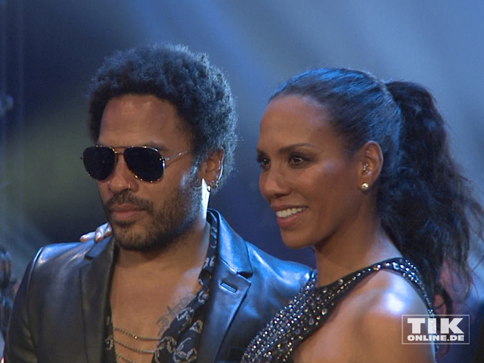 Lenny Kravitz und Barbara Becker