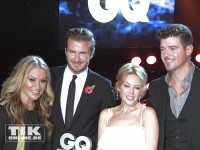 Anastacia, Kylie Minogue, Robin Thicke und David Beckham bei den GQ Männer des Jahres Awards 2013