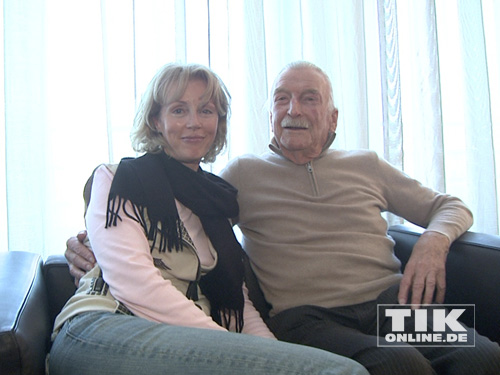 James Last mit seiner Ehefrau Christine