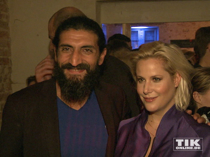 Filmbösewicht Numan Acar auf der Medienboard-Weihnachts-Party 2015 in Berlin