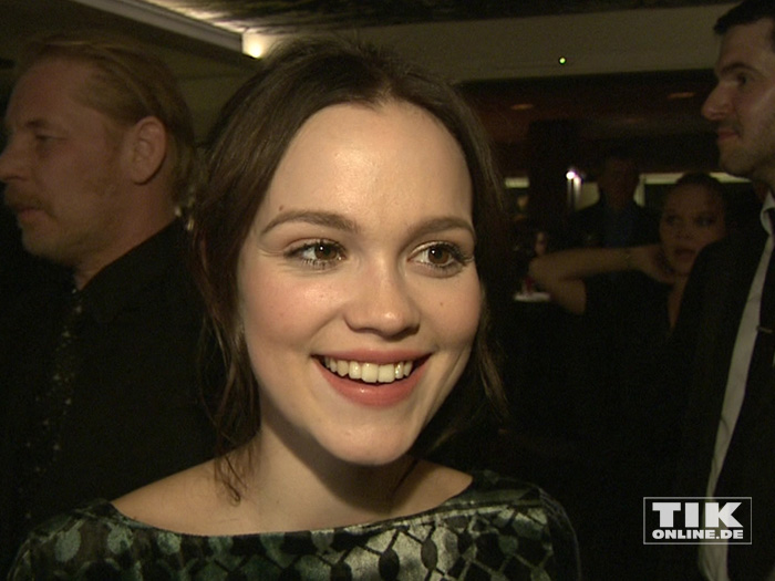 Emilia Schüle gehörte zu den Gästen der Opening Night Gala der 66. Berlinale