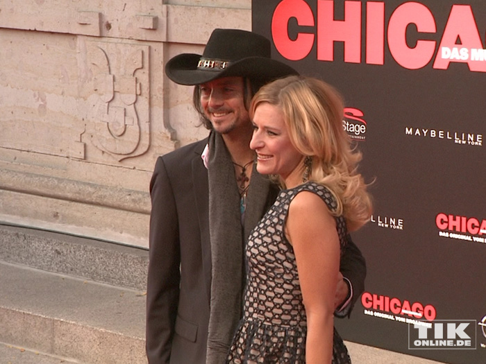 Stefanie Hertel und ihr Ehemann Lanny Lanner bei der Premiere von "Chicago" im Theater des Westens in Berlin