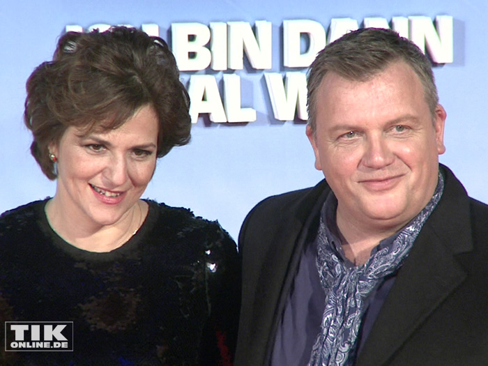 Matina Gedeck und Hape Kerkeling bei der Premiere von "Ich bin dann mal weg" in Berlin