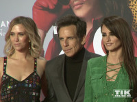 Kristen Wiig, Ben Stiller und Penelopé Cruz posieren auf der "Zoolander 2"-Premiere in Berlin