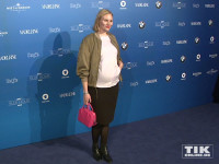 Präsentierte stolz ihren Baby-Bauch: Rosalie Thomass bei der ARD Blue Hour 2016