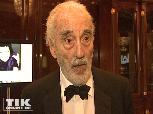 Christopher Lee beim Dreamball 2009