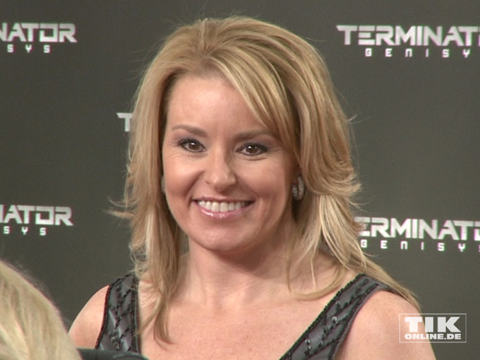 Schwarzenegger-Freundin Heather Milligan bei der Premiere von "Terminator Genisys" in Berlin