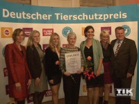 Stefanie Hertel bei Verleihung des Deutschen Tierschutzpreises 2014