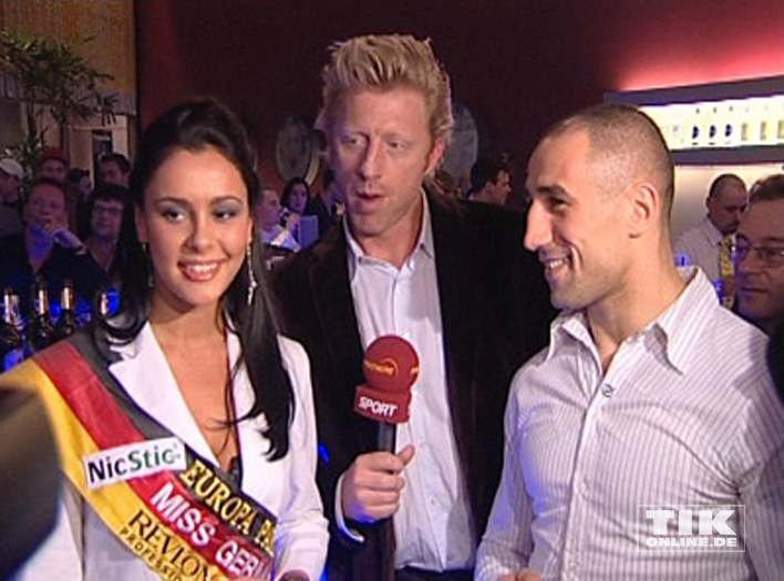 Boris Becker und Miss Germany (Foto: HauptBruch GbR)