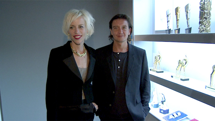 Katja Eichinger und Anthony James