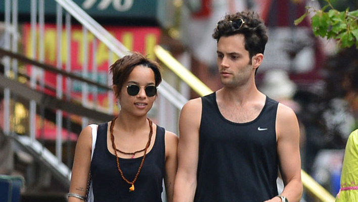 Chloe Mortez und Penn Badgley