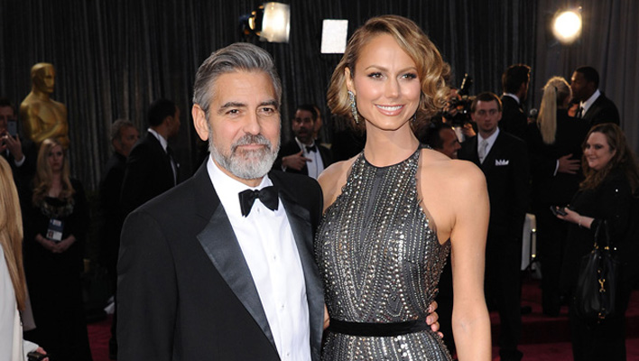 George Clooney und Stacy Keibler