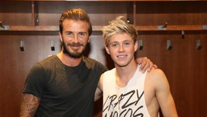 David Beckham und Niall Horan