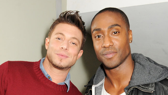 Duncan James und Simon Webb von Blue