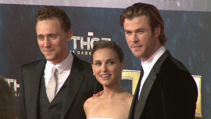 Tom Hiddleston, Natalie Portman und Chris Hemsworth (Foto: HauptBruch GbR)