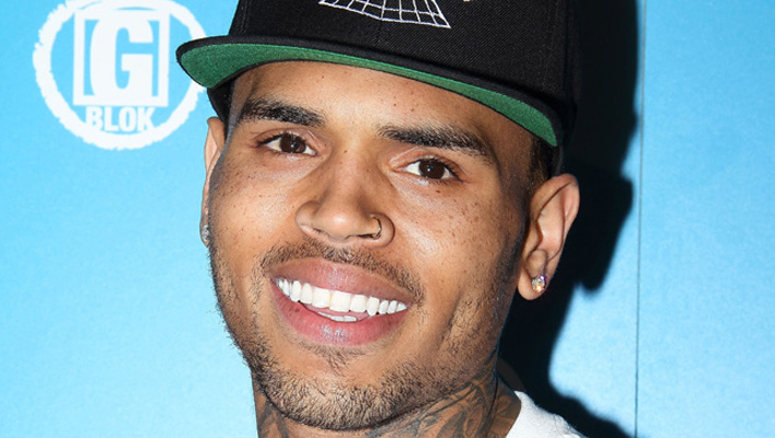 Chris Brown mit Cap