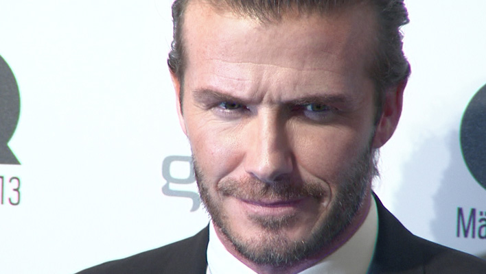 David Beckham GQ Awards 2013