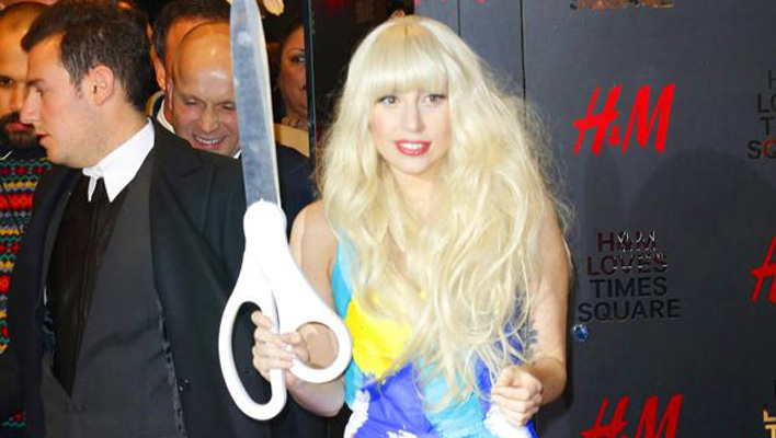 Lady Gaga H&M Store Opening