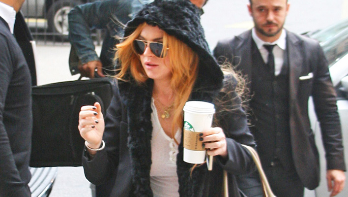 Lindsay Lohan Kaffee