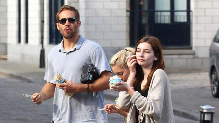 Paul Walker mit seiner Tochter Meadow