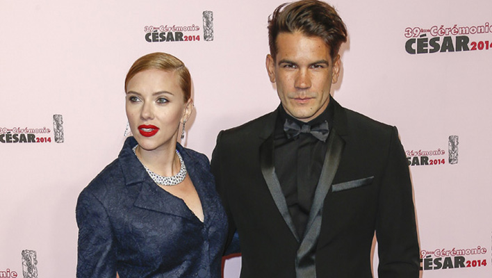 Scarlett Johansson & Romain Dauriac