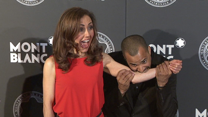 Anastasia Zampounidis und Patrice Bouédibela (Foto: HauptBruch GbR)