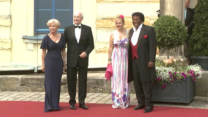 Edmund Stoiber und Roberto Blanco nebst Gattinnen (Foto: HauptBruch GbR)