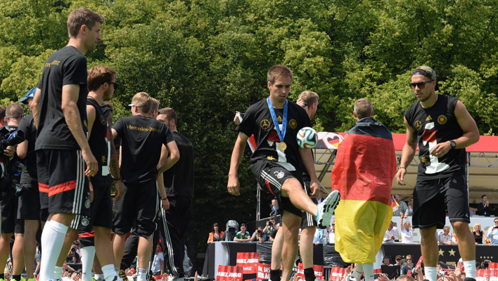 Philipp Lahm, Lukas Podolski, Thomas Müller
