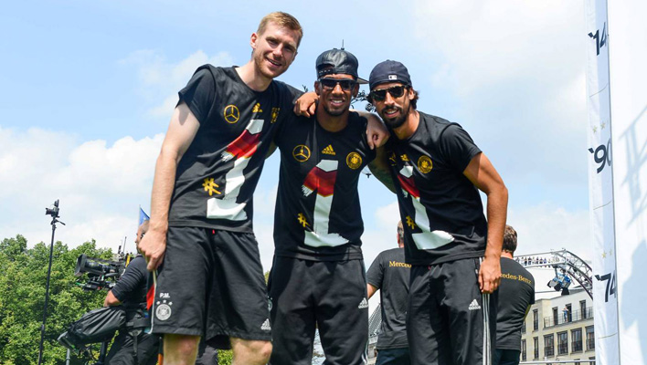 Per Mertesacker, Sami Khedira, Jerome Boateng