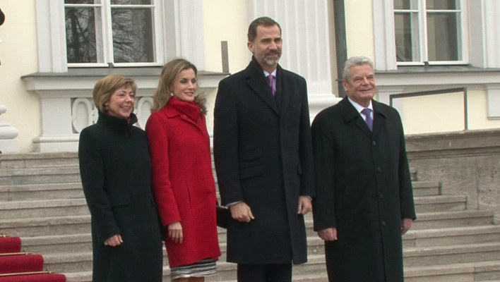 König Felipe, Königin Letizia, Joachim Gauck und Frau Schadt (Foto: HauptBruch GbR)
