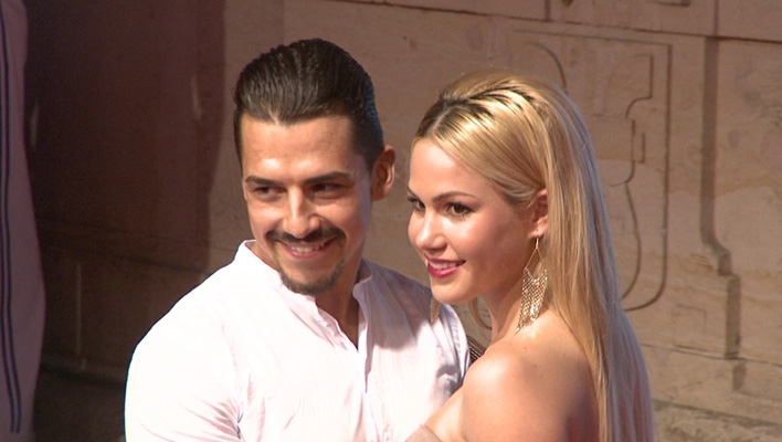 Angelina Heger und Freund Christoph "Chrissi" Ghesquier (Foto: HauptBruch GbR)