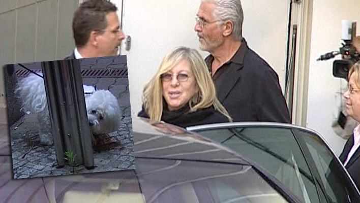 Barbara Streisand und Hund Samantha (Foto: HauptBruch GbR) - Montage