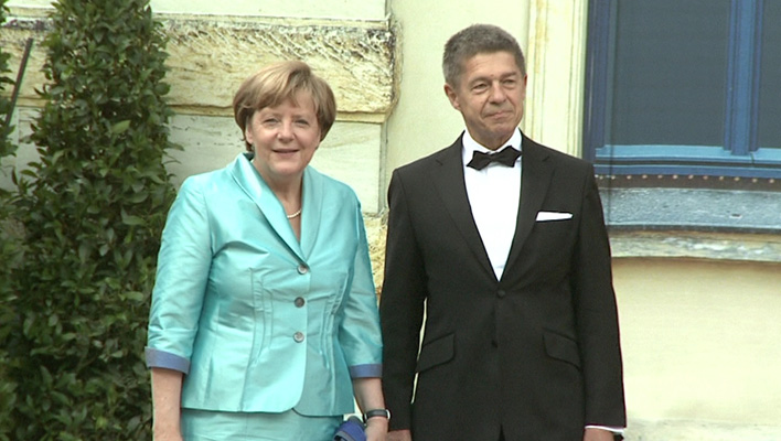 Angela Merkel und Ehemann Joachim Sauer (Foto: HauptBruch GbR)