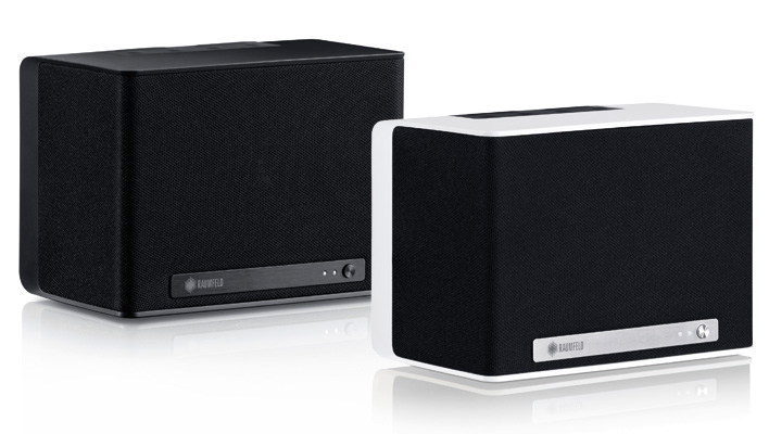 Der Raumfeld One S ist in scharz und weiß zu haben