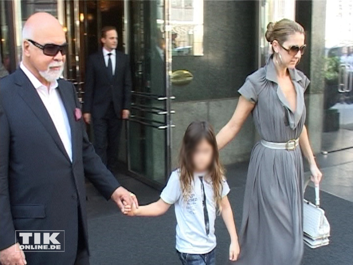 Celine Dion mit Ehemann René Angélil und Sohn René-Charles (Foto: HauptBruch GbR)