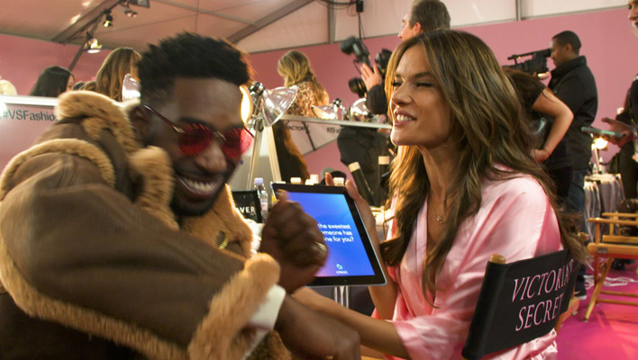 Alessandra Ambrosio und Tinie Tempah (Foto: Ciroc / PR)