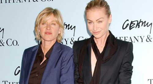 Ellen DeGeneres und Portia De Rossi 