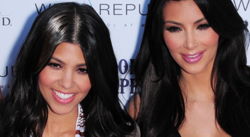 Kim und Kourtney Kardashian 