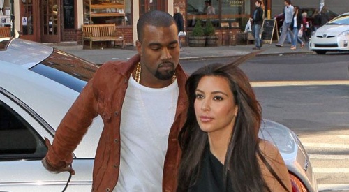 Kanye West und Kim Kardashian 