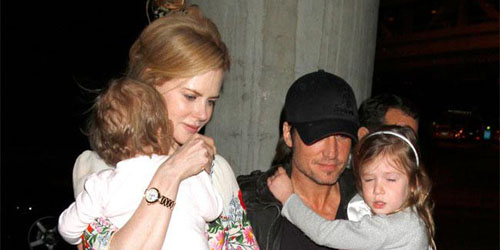 Nicole Kidman mit Familie