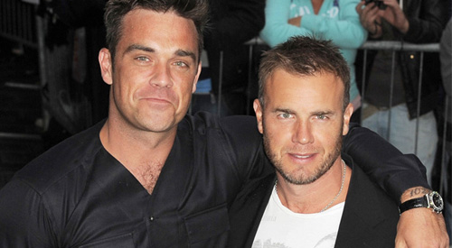 Robbie Williams und Gary Barlow 