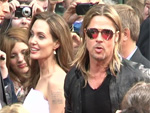 Brad Pitt und Angelina Jolie: Nehmen ein Bad in der Menge